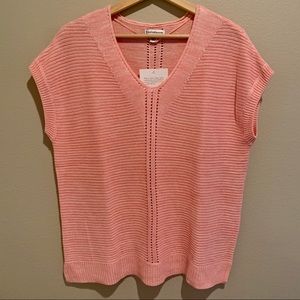 Croft & barrow v-neck sleeveless sweater.